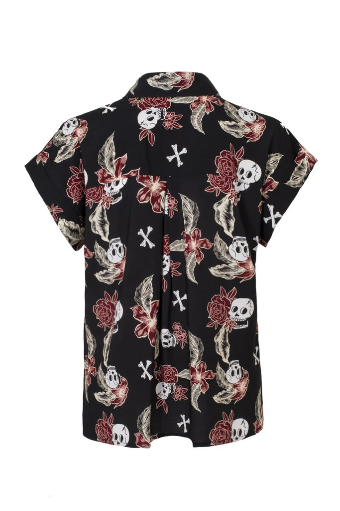 Alani Bone Garden Blouse