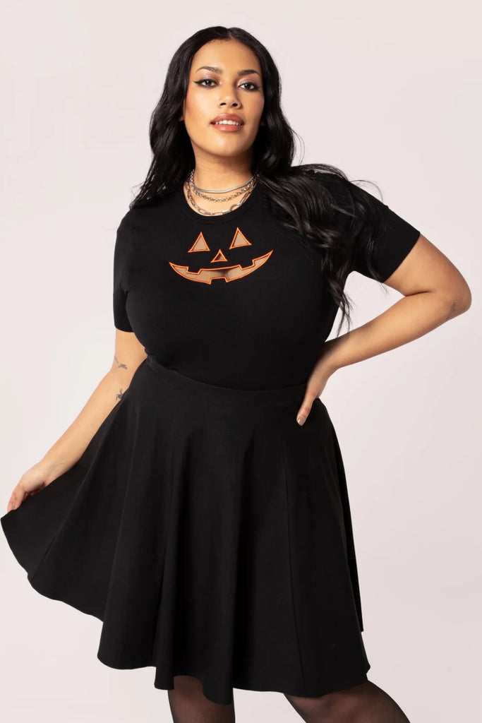 Jack-O-Lantern Knit Top