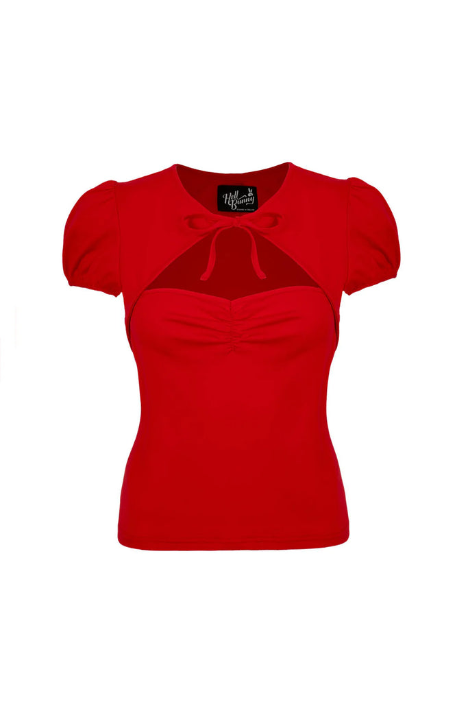 Priscilla Top: Red