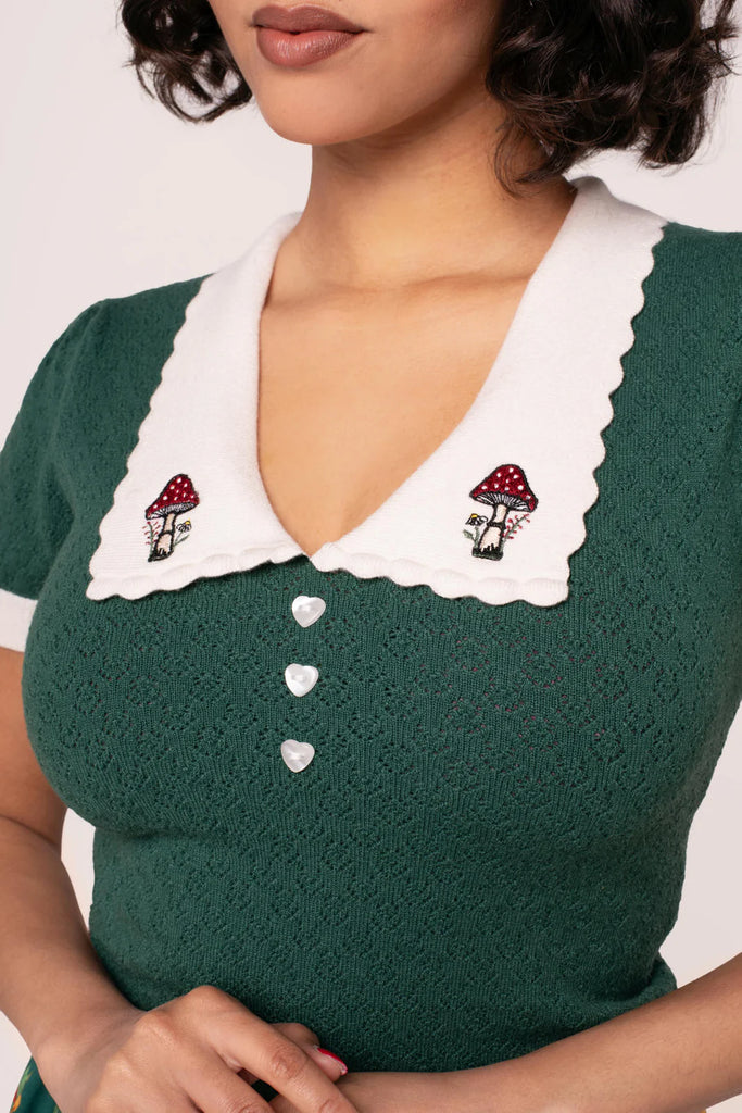 Genevieve Mushroom Sweater