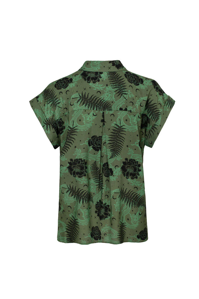 Mystical Moss Button Down Shirt