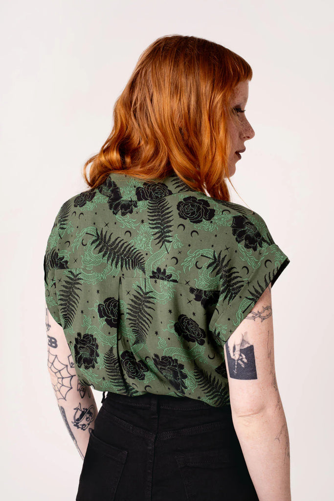 Mystical Moss Button Down Shirt