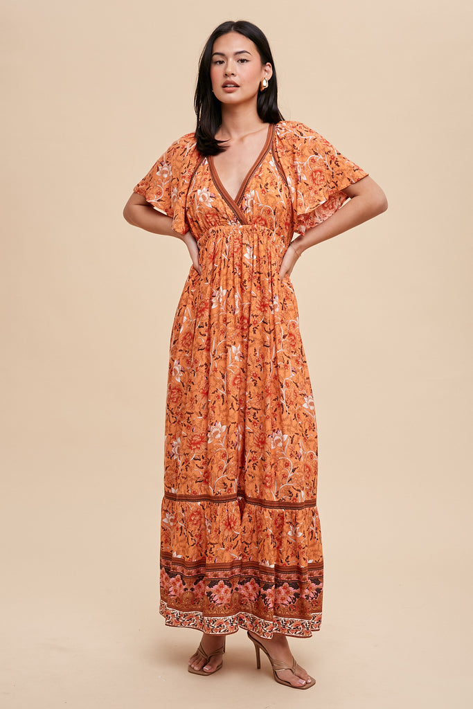 Apricot Crush Day Dress - ONLY S