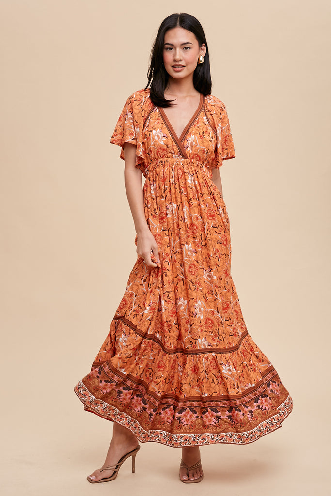 Apricot Crush Day Dress - ONLY S