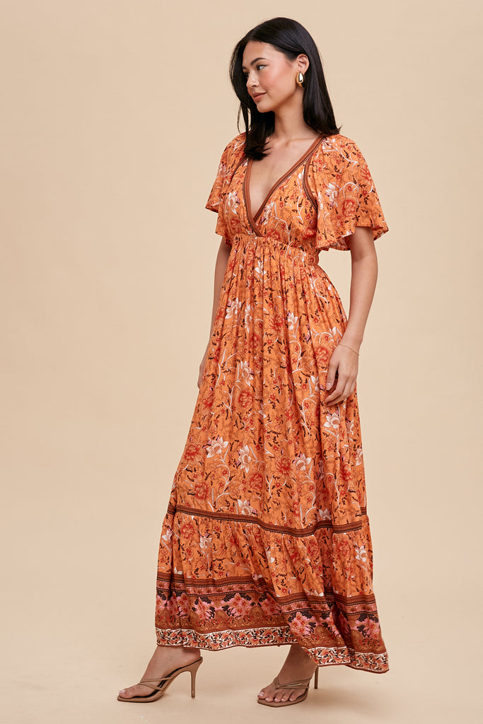 Apricot Crush Day Dress - ONLY S