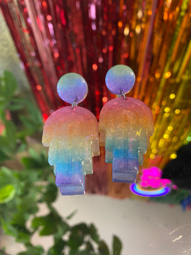 Rainbow Goddess Earrings