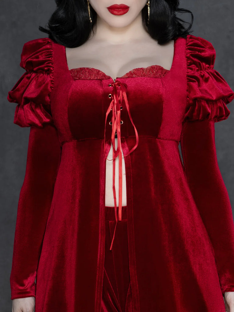 Moonlit Order Top: Burgundy
