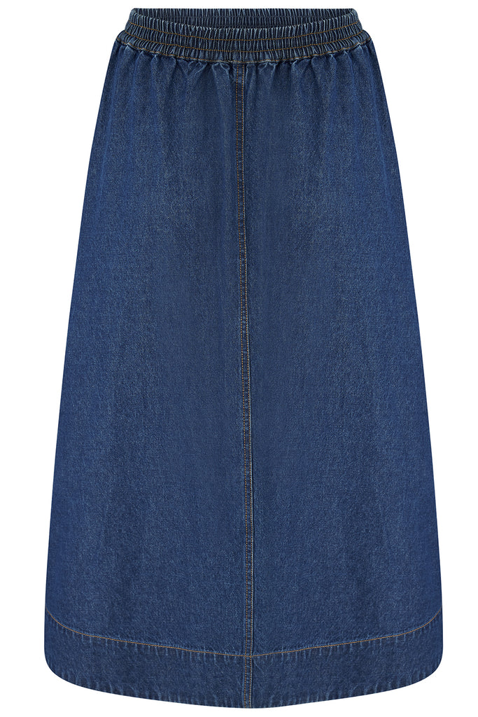 Joanna Denim Midi Skirt