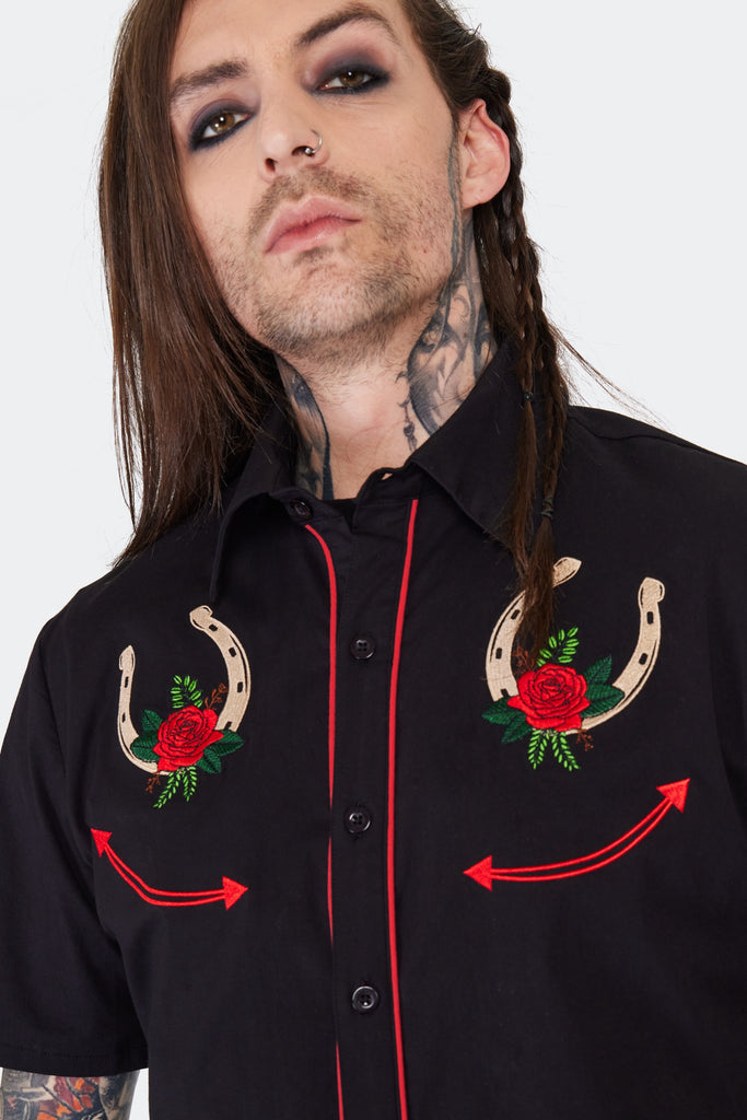Western Embroidered Unisex Shirt