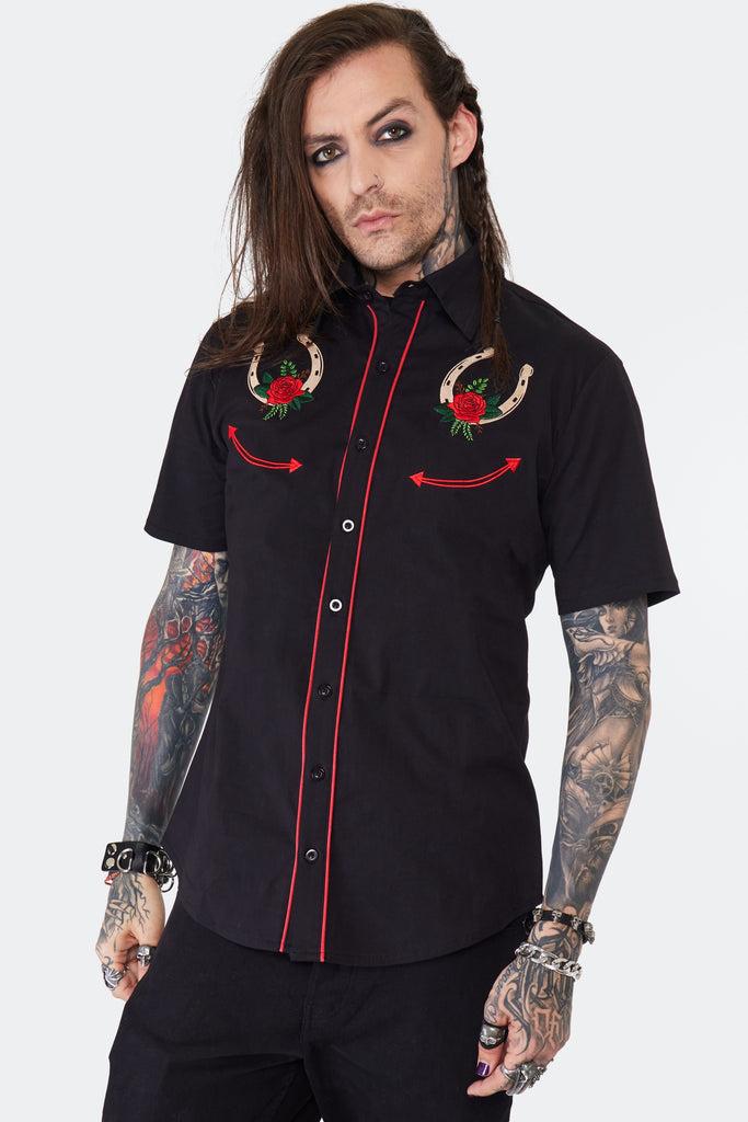 Western Embroidered Unisex Shirt