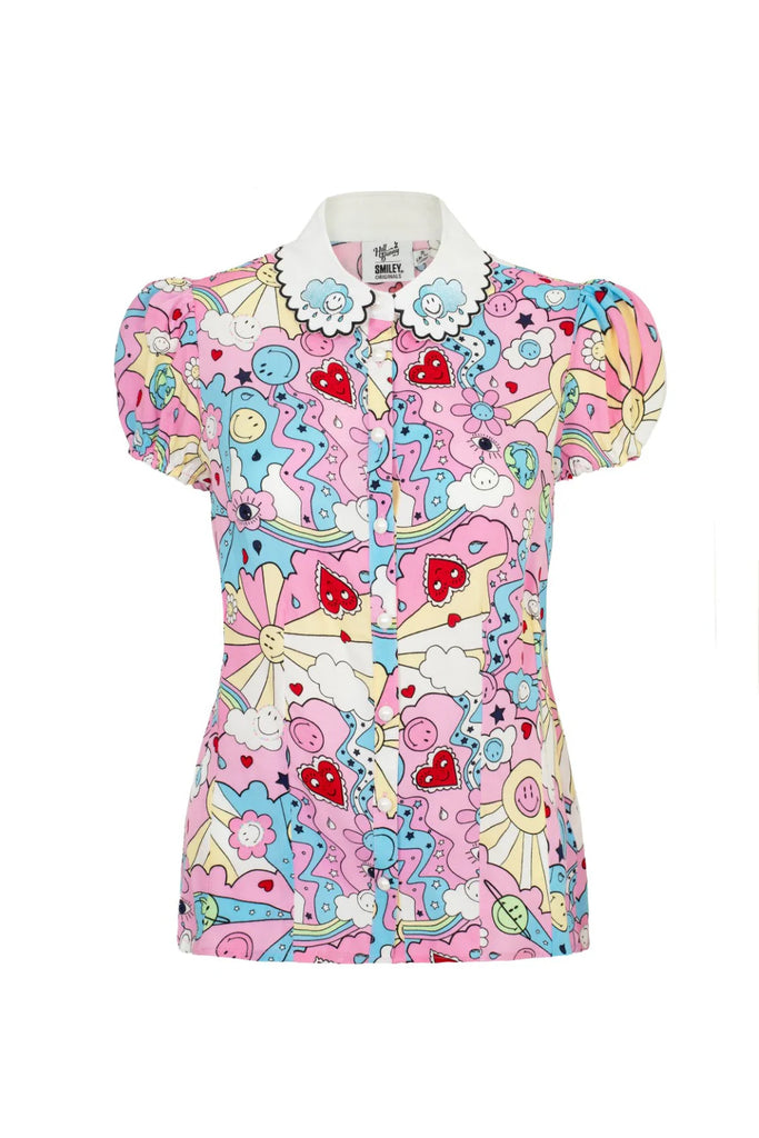 Hearts And Rainbows Loulou Blouse