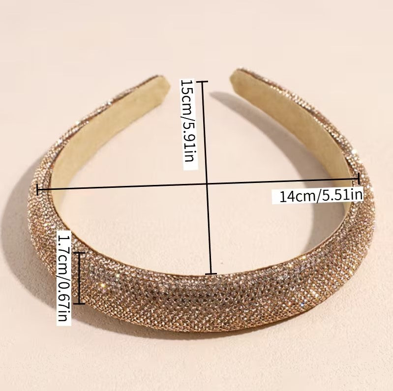 Golden Rhinestone Headband