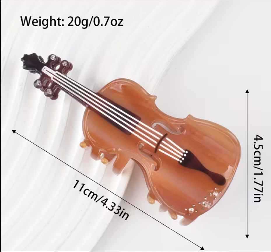 Violin Hair Claw