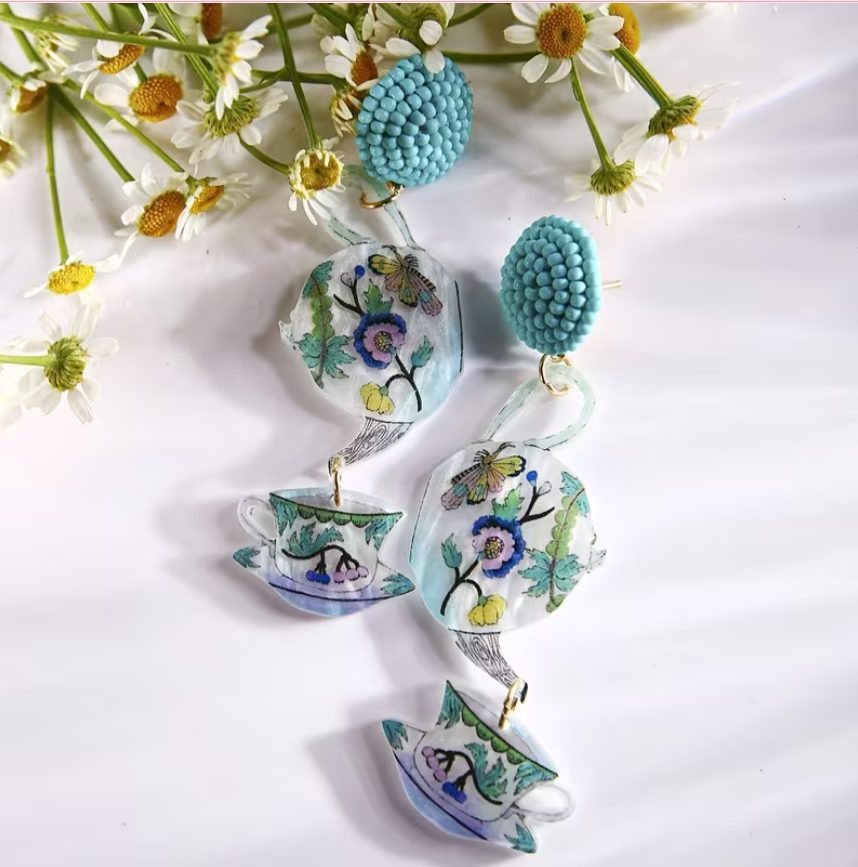 High Tea Time Earrings