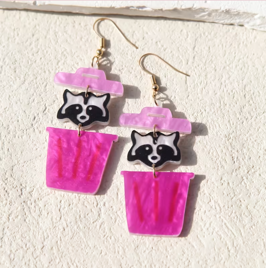 Trash Panda Earrings