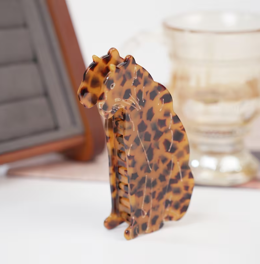 Luxe Leopard Hair Claw