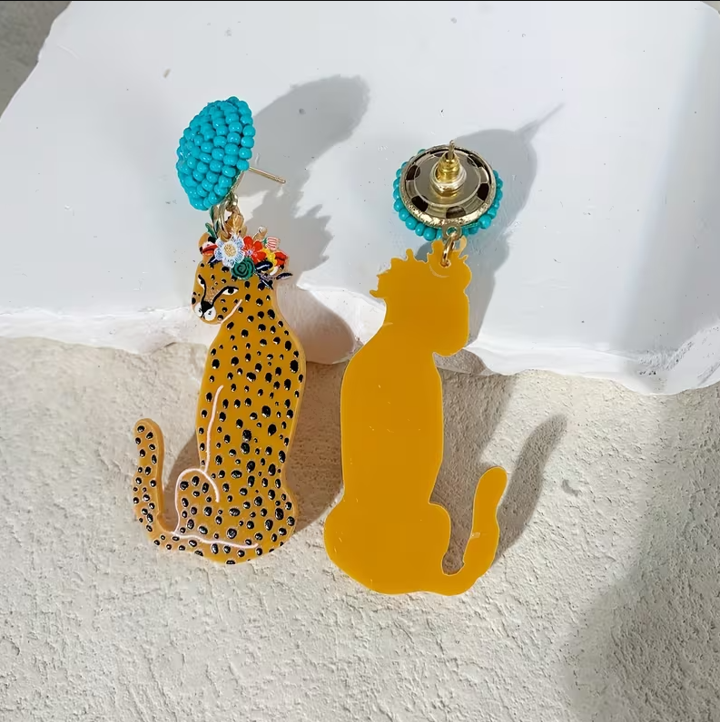 Ladylike Leopard Earrings