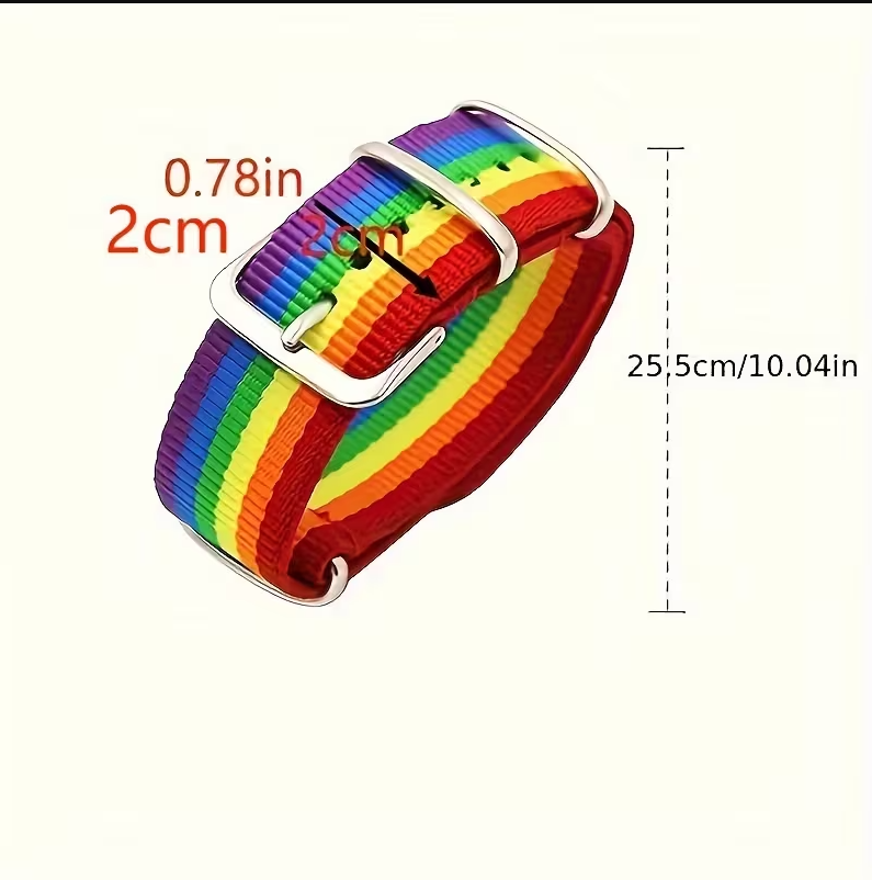 Rainbow Buckle Bracelet