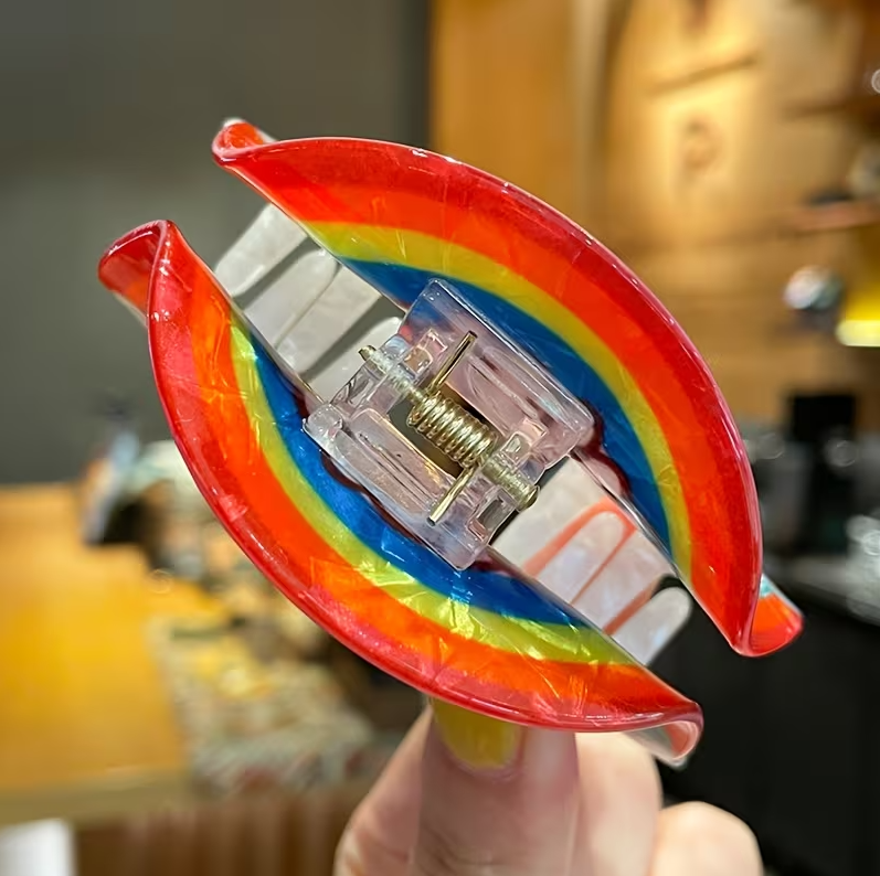 Rainbow Hair Claw