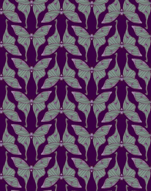 Luna Moth Poem Dress