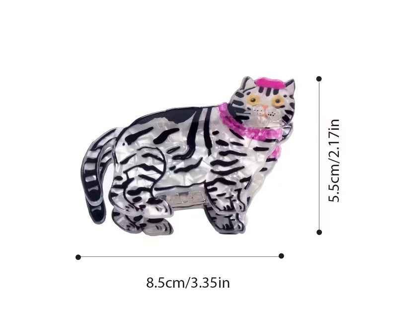 Fancy Fat Cat Hair Claw