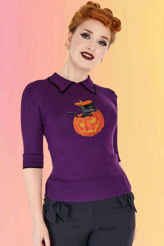 Pumpkin Kitty Sweater