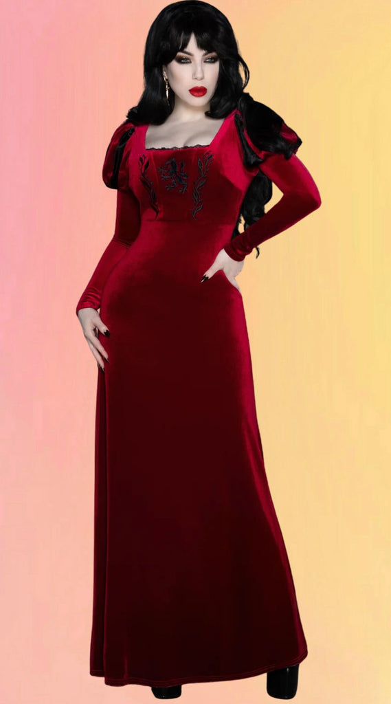 Howling Dress: Burgundy