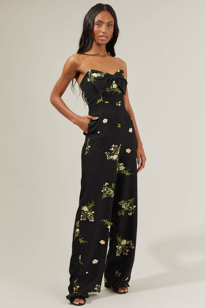 Bow And Bouquet Jumpsuit