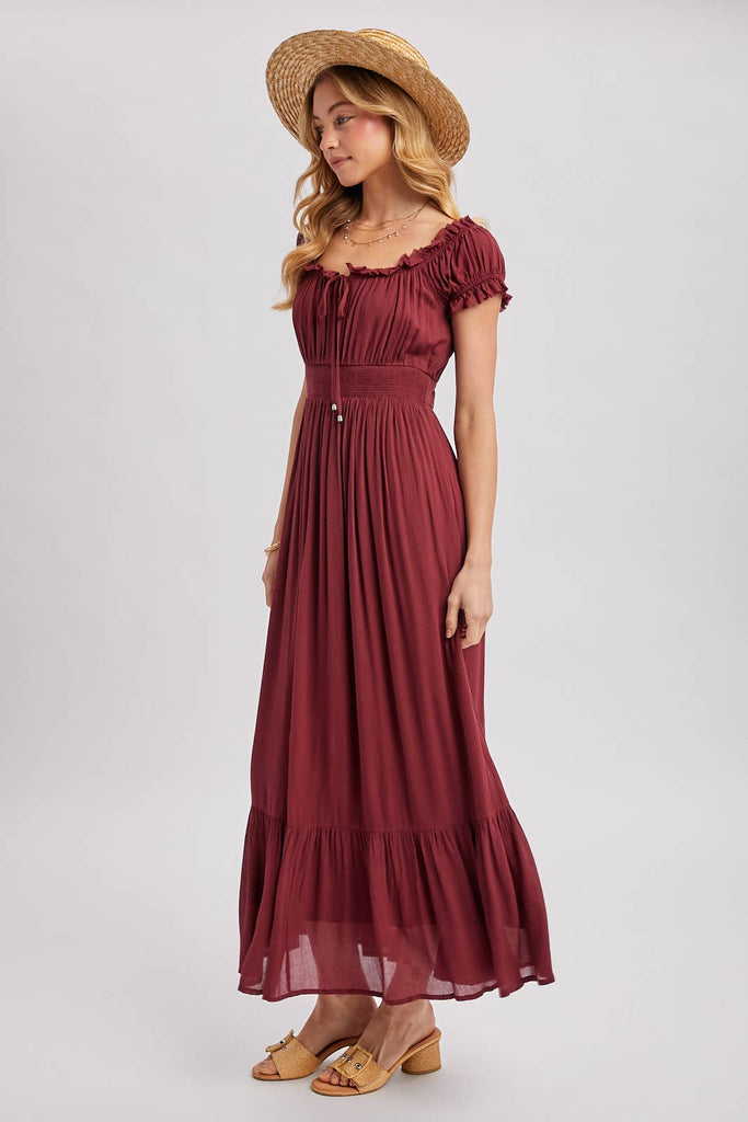 Sugar Plum Wine Maxi Dress