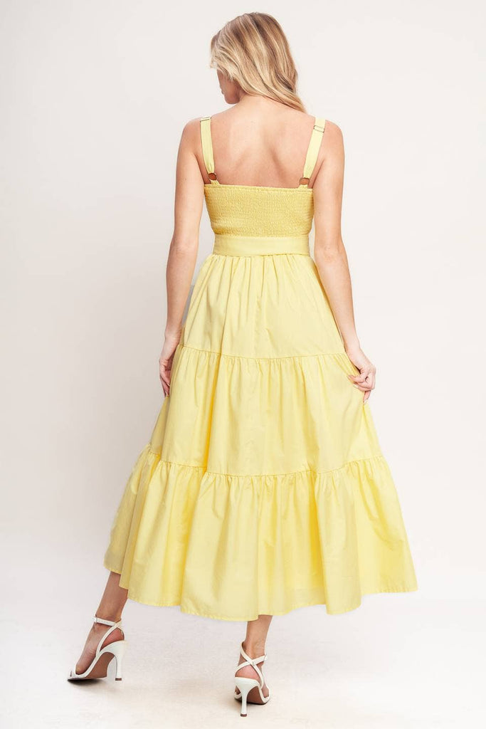 Lemon Chiffon Cake Dress