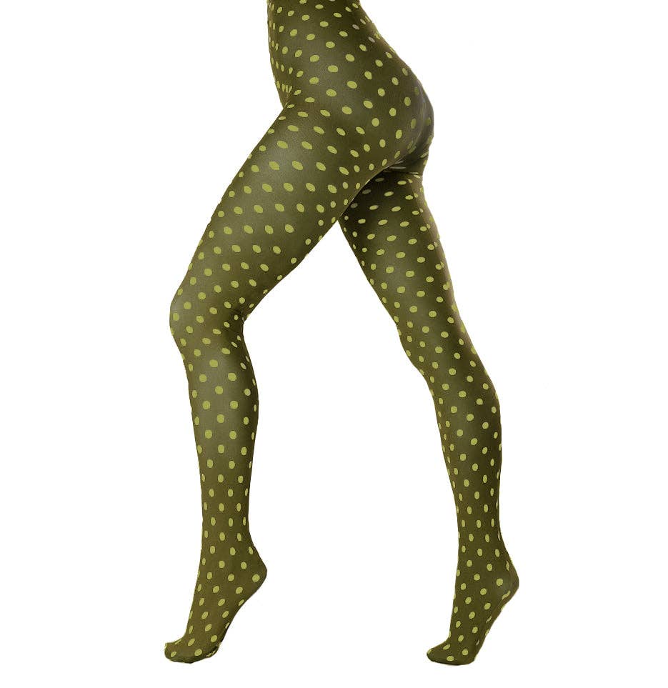 Polka Dot Printed Tights