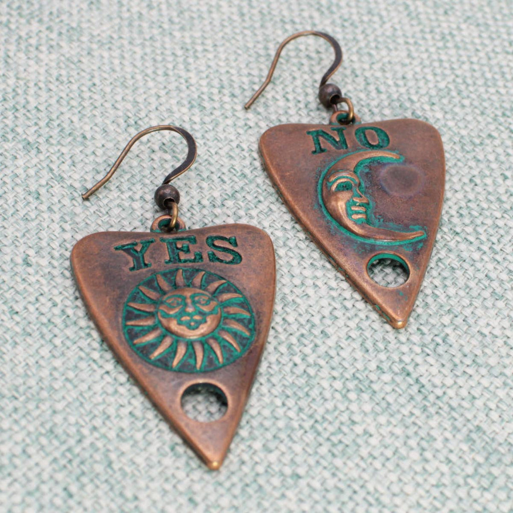 Yes No Planchet Earrings