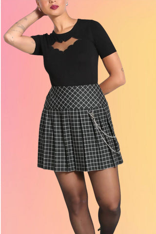Swing Circle Skirt: Black