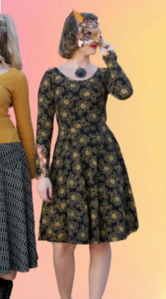 Evening Windflower Dress