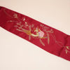Embroidered Obi Belt: Ruby-Gold