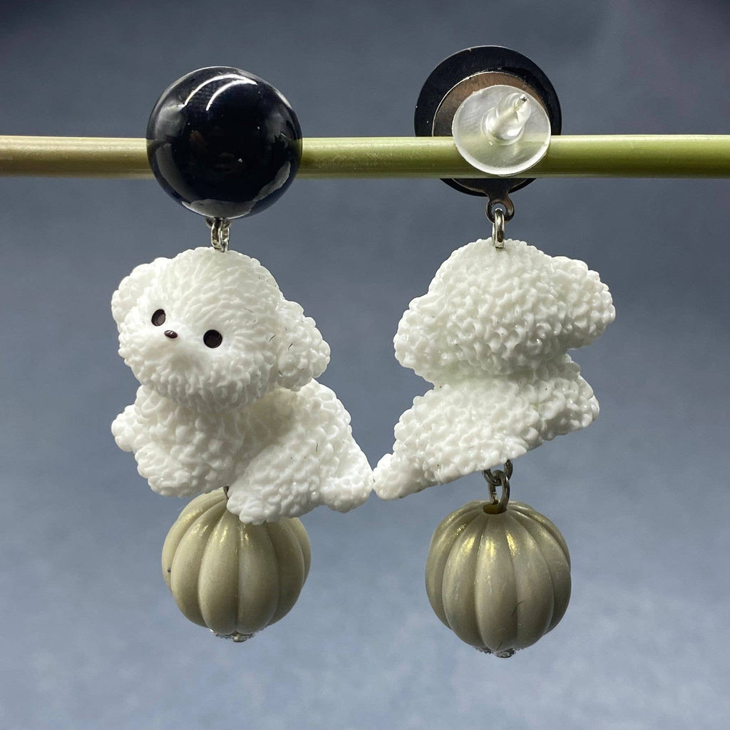 Cute Dog Dangle Earrings