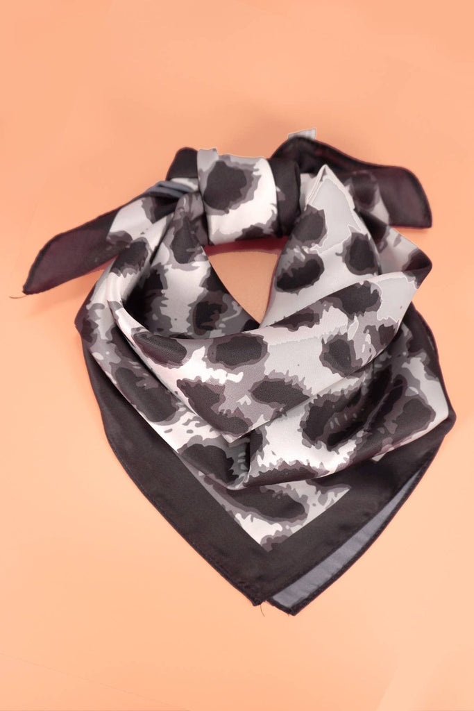 Snow Leopard Silky Scarf