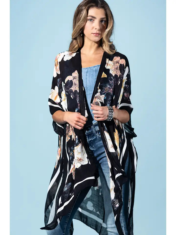 Moon Lit Love Kimono