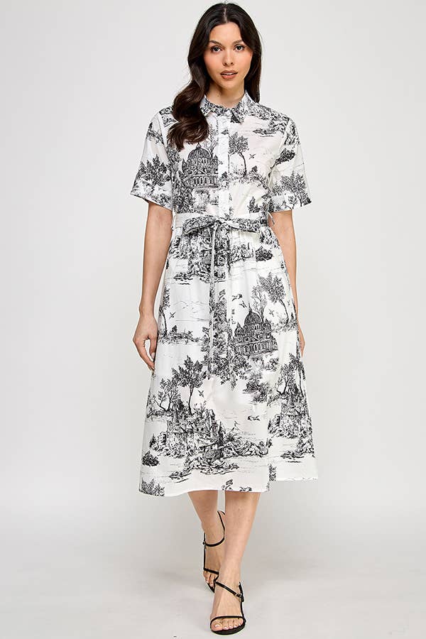 Tolie de Jouy Dress
