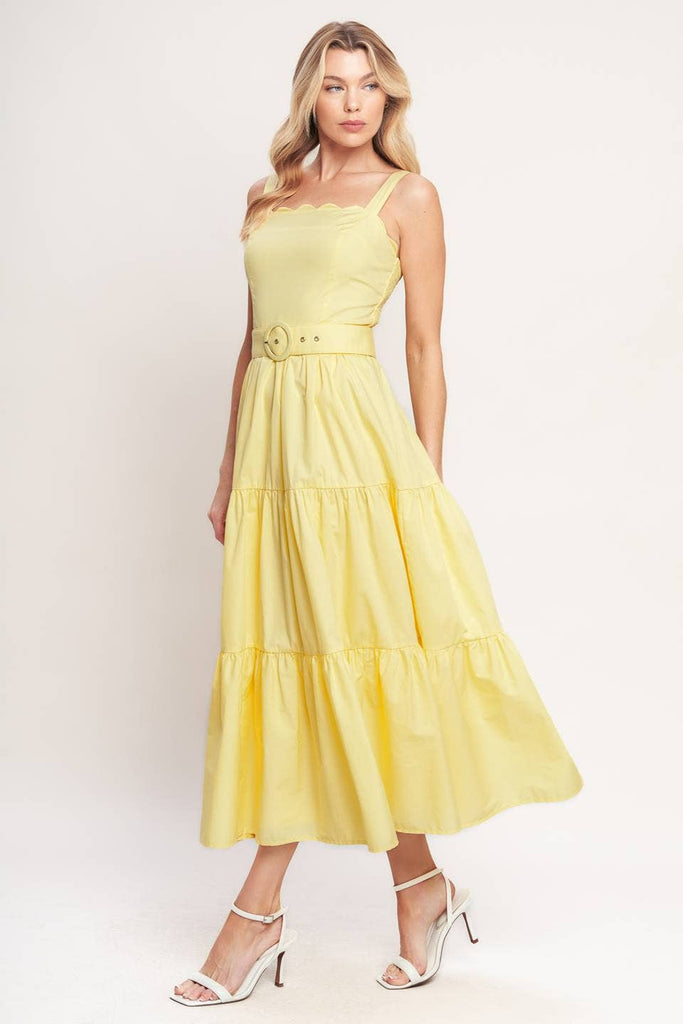 Lemon Chiffon Cake Dress