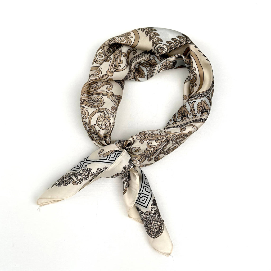 Vintage Luxury Scarf | Cream