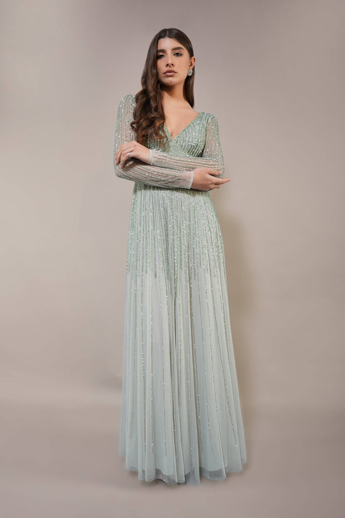 Sage Starlette Maxi Dress