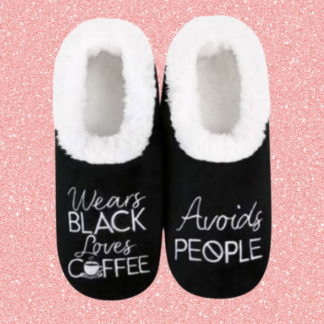 Wears Black Snoozies