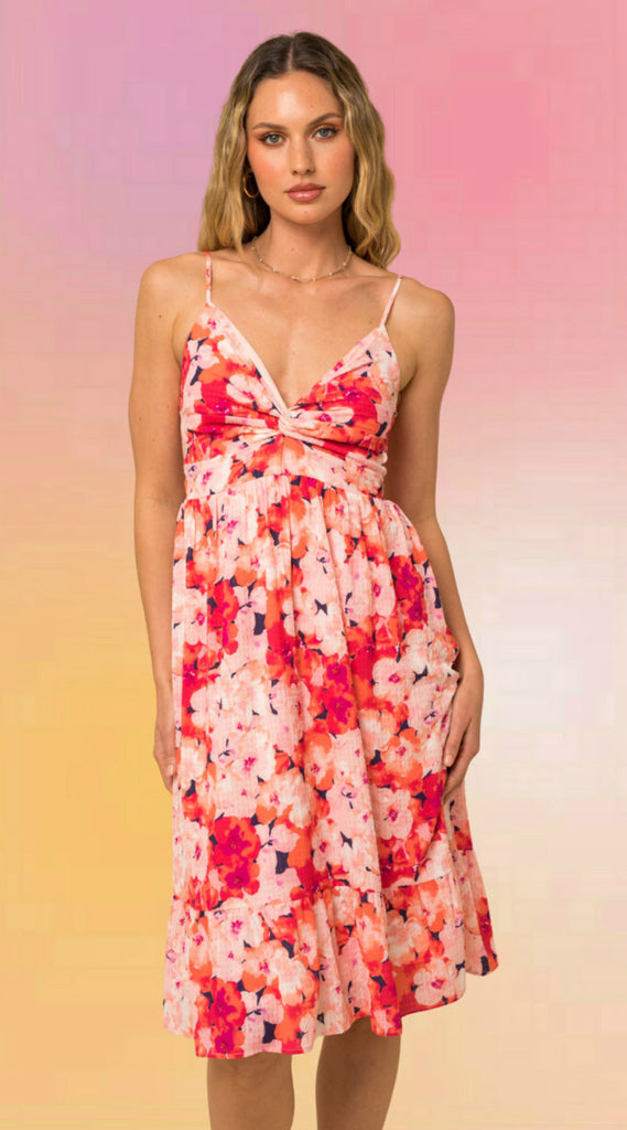 Blushing Beauty Floral Sundress