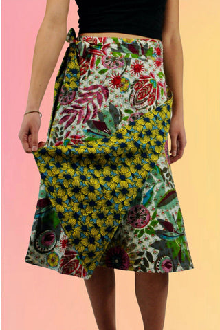 Sea Flower Midi Skirt