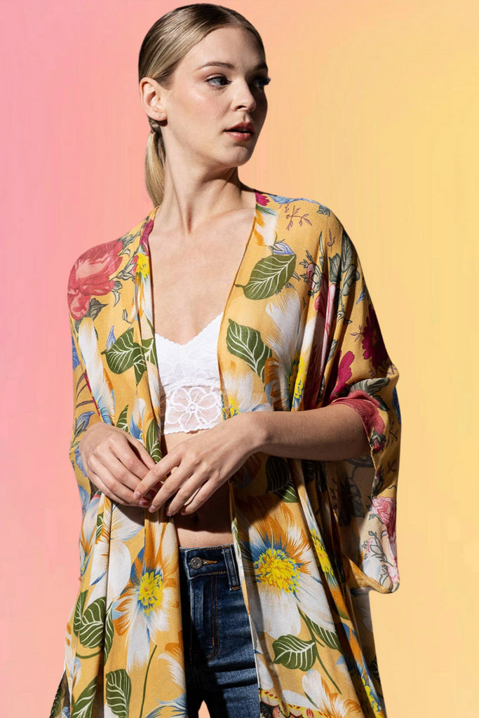 Butter Rose Kimono