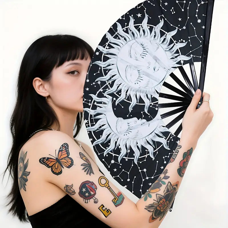 Moon And Sun Large Fan