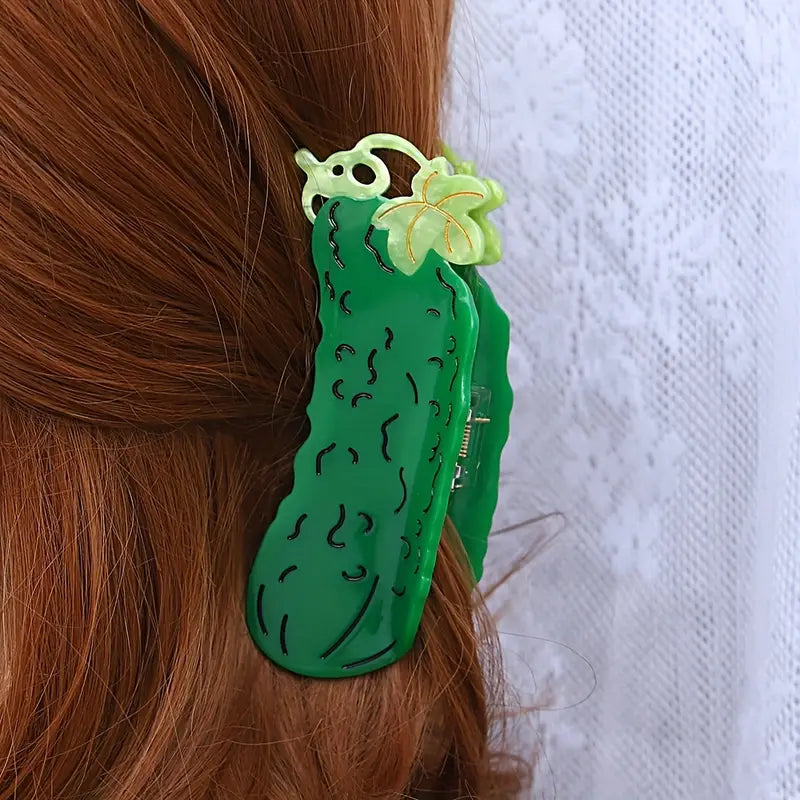 Pickle Party Hair Claw