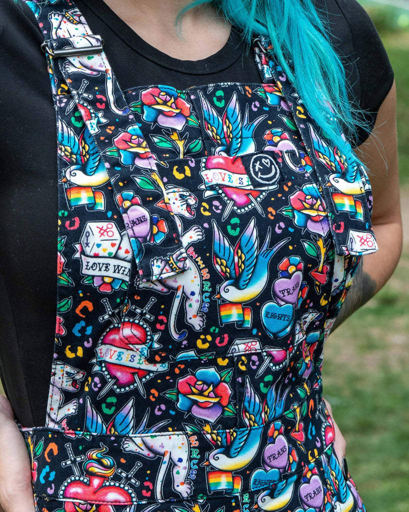 PRIDE Tattoo Stretch Pinafore