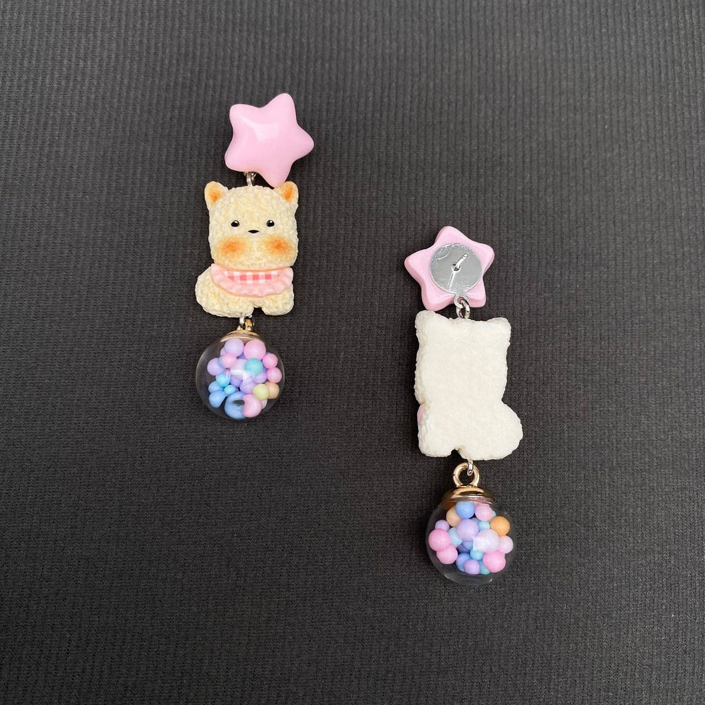 Candy Dog Star Earrings
